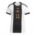 Tyskland Mario Gotze #11 Hemmakläder Dam VM 2022 Kortärmad